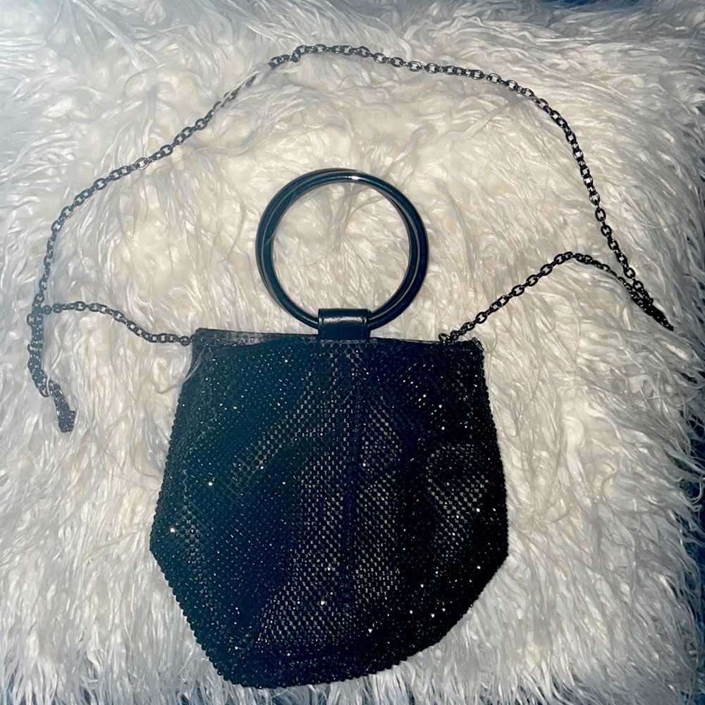 Black evening bag